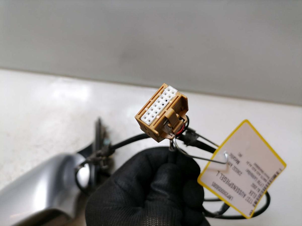 Audi A4 B6 original Au&szlig;enspiegel links elektrisch verstellbar LY7W Lichtsilber BJ02